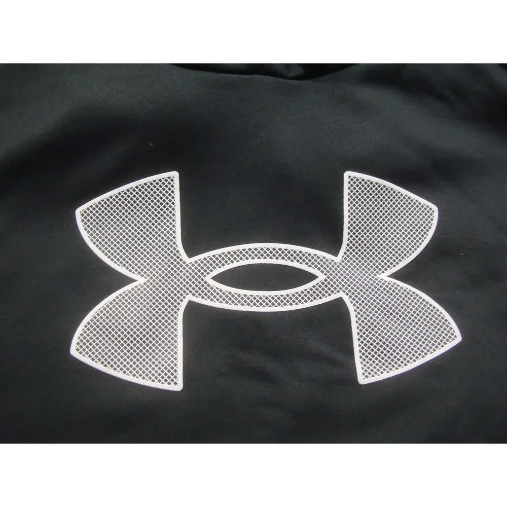 Under Armour Men's Rival Fleece Logo Hoodie Black Large